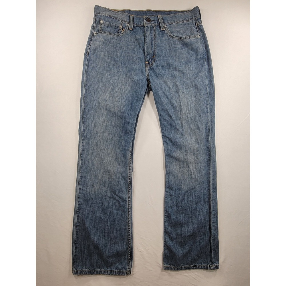 Levi's 527 Jeans Men's 32x30 Blue Denim Stretch Slim Bootcut Western Cowboy